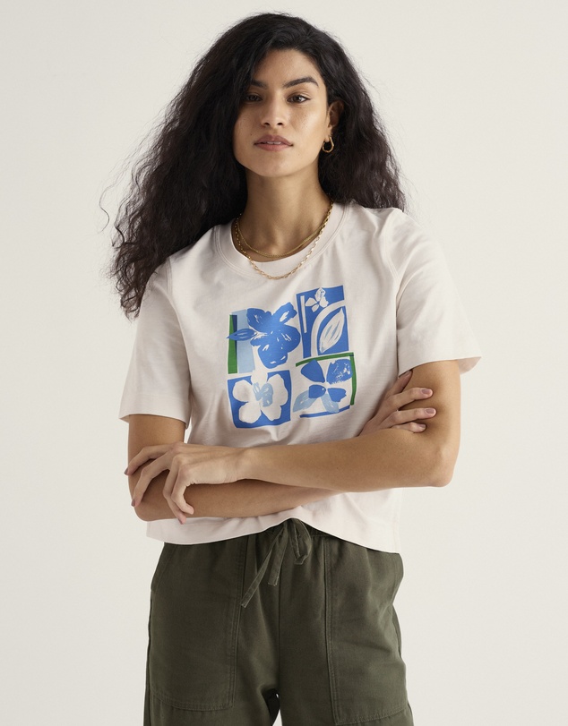 Seasalt - Seasalt Cornwall White Copseland T-Shirt