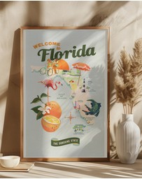 Olive et Oriel - Florida by The Whiskey Ginger Art Print
