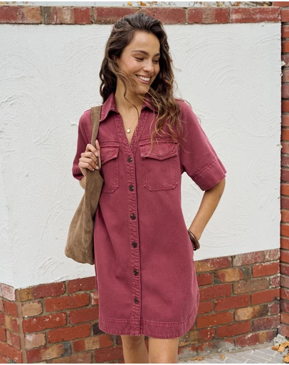 Ceres Life - Bonnie Relaxed Shirt Dress