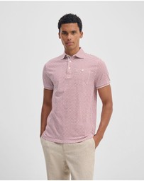 Oxford - Milo Print Jersey Polo With Pocket