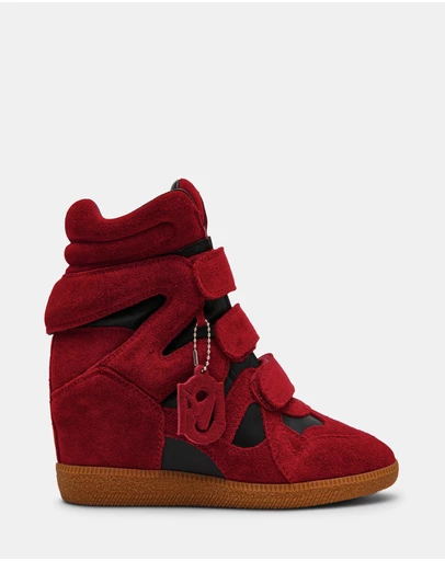 Steve Madden - Mavis Burgundy Sneakers