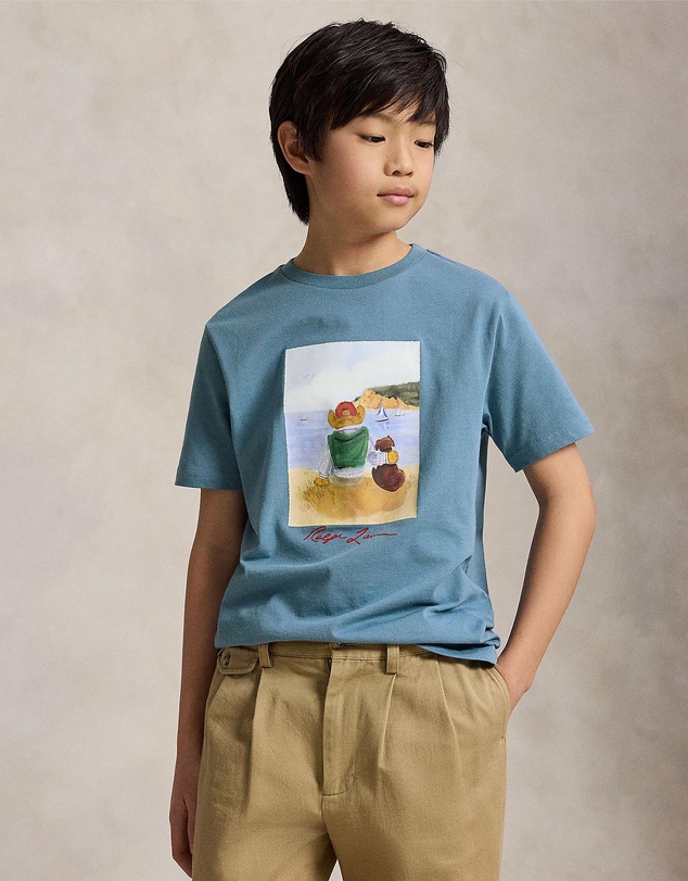 Polo Ralph Lauren - Polo Bear Cotton Jersey Tee - Kids