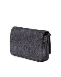 Pre-Loved by Azura Reborn - Pre-Loved chanel Quilted Flap Clutch with Chain Accent Evening Bag