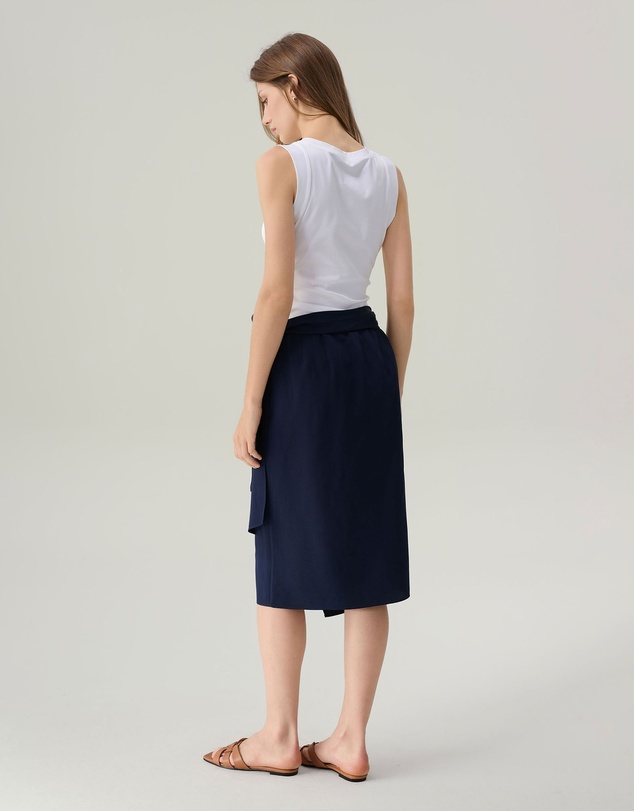 IDA+S - Kate Wrap Midi Skirt
