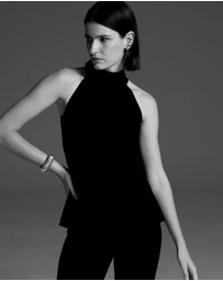 SACHA DRAKE - High Neck Tie Top