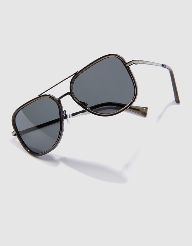 Hawkers Co - HAWKERS - Polarized Black CAPTAIN Sunglasses for Men and Women UV400