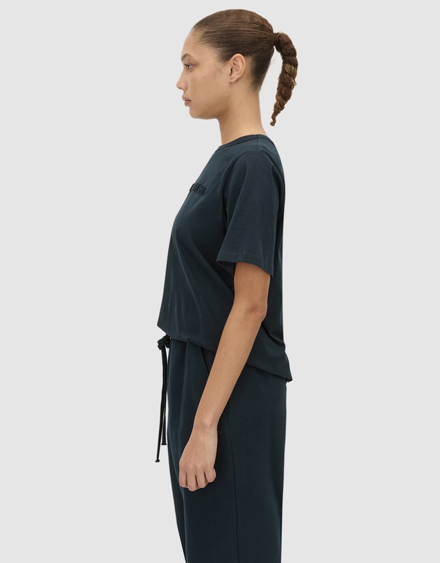 C&M CAMILLA AND MARC - Tia Flocking Logo Crew T-Shirt