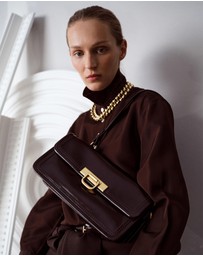 Oroton - Finn Crackle Broguing Large Day Bag