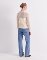 Sportscraft - Elka Pointelle Shirt Cardigan