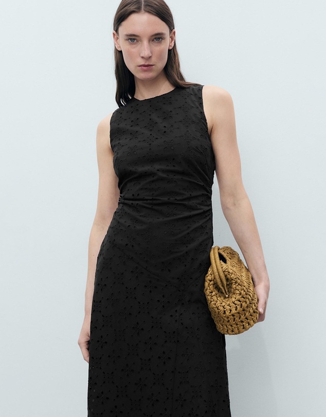 M.N.G - Peach Midi Dress