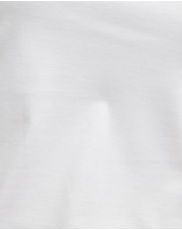 Honey and Beau -  jersey slim fit top with cap sleeves in white