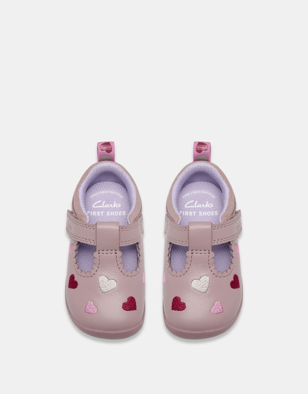 Clarks - Roamer Heart (T) Pink