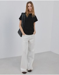 M.N.G - Short-Sleeved Cotton T-Shirt