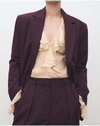 M.N.G - Straight-Fit Suit Jacket
