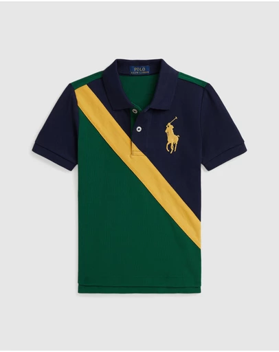 Polo Ralph Lauren - Big Pony Cotton Mesh Polo Shirt - ICONIC EXCLUSIVE - Kids