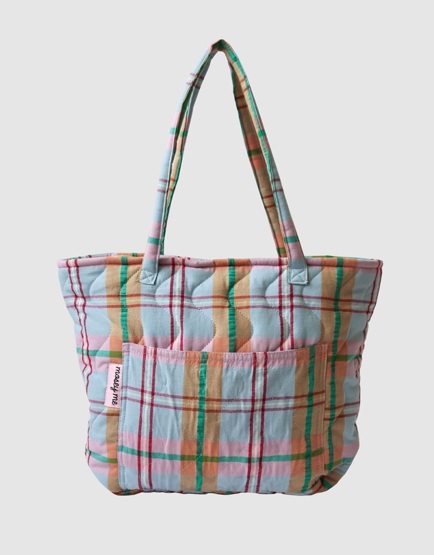 Mosey Me - Confetti Plaid Quilted Bag