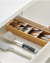 Joseph Joseph - DrawerStore™ Bamboo Compact Cutlery Organiser