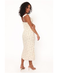 Petal & Pup - Sansa Midi Dress - Yellow Floral