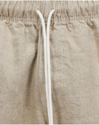 Surrounded By Ghosts - The Gembone Linen Drawstring Shorts