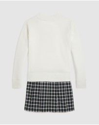 Polo Ralph Lauren - Letterman Fleece Sweatshirt Dress - ICONIC EXCLUSIVE - Teens