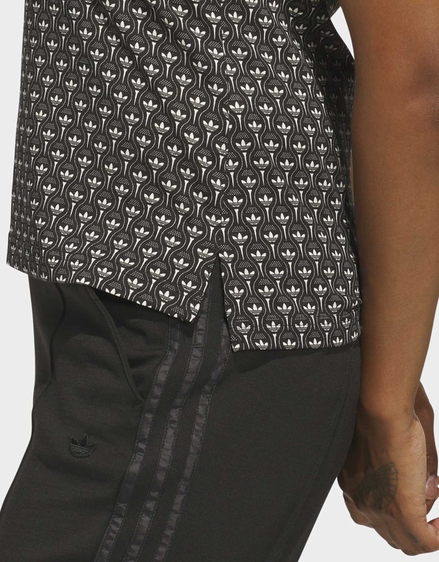 adidas Originals - Originals All Over Trefoil Polo Shirt Womens