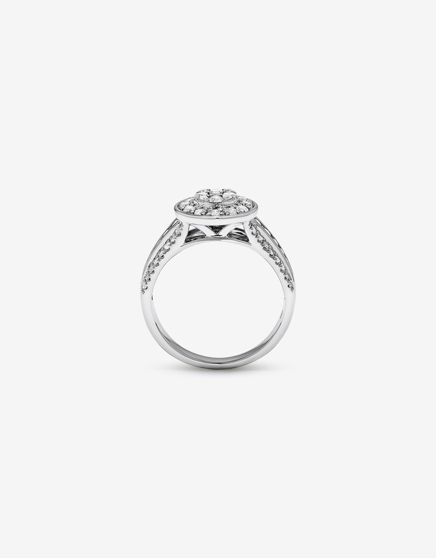 Michael Hill - 0.85 Carat TW Round Diamond Cluster Ring in Sterling Silver