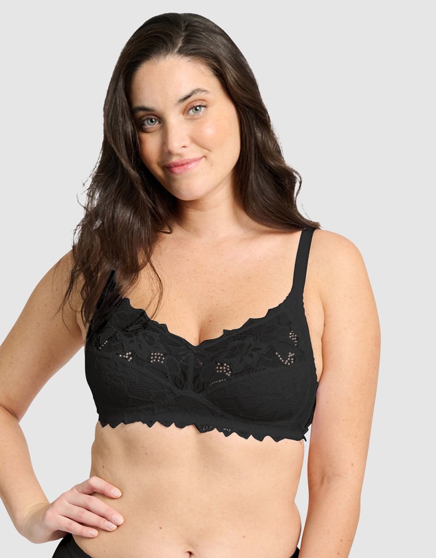 Sans Complexe - Coton d'Arum Organic Cotton Wirefree Lacy Bra