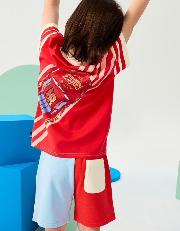 Rock Your Kid - Cars Print Shorts - Kids-Teens