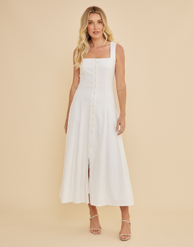Amelius - Lucie Buttoned Midi Dress