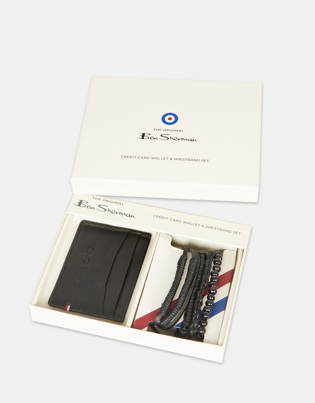 Ben Sherman - Credit Card Holder & Bracelet Set