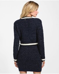 GUESS - LS Aomori Tape Yarn Cardigan