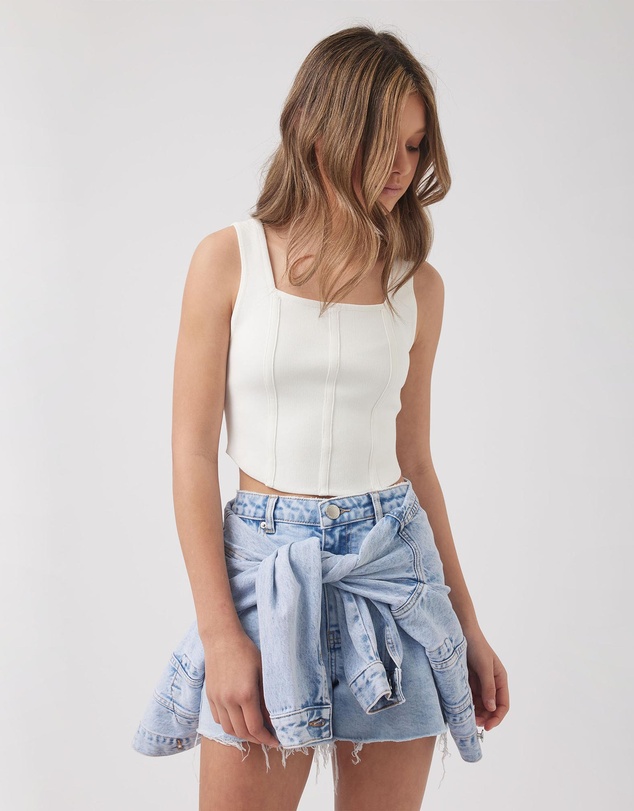 Decjuba Kids - Mia Knit Corset Top  - Teens