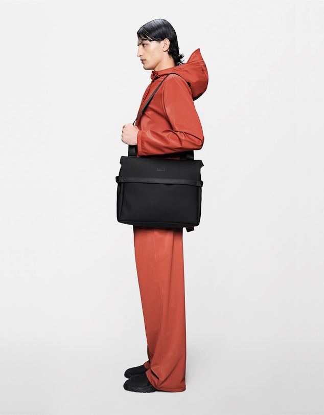 RAINS - OTG Messenger Bag Black