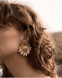 Native Sol - Follow The Sun - Sunflower Earring Studs
