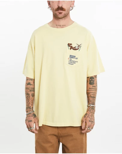 Vintage by The Real Deal - Pre Loved - Vintage Looney Tunes Wile E. Coyote Pocket Tee