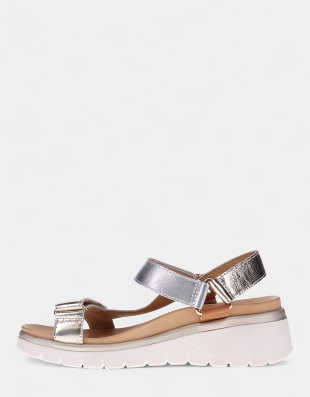 Mia Vita - Candice Sandal - Soft Gold/Silver Multi