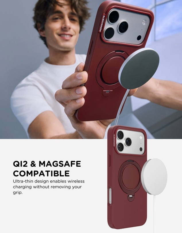 PopSockets - PopCase LowPro MagSafe Protective Phone Case for iPhone 17 / 18 Pro