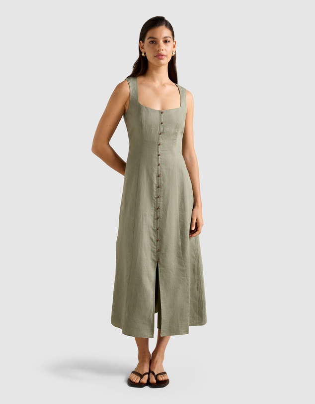 Forever New - Elina Button Down Midi Dress