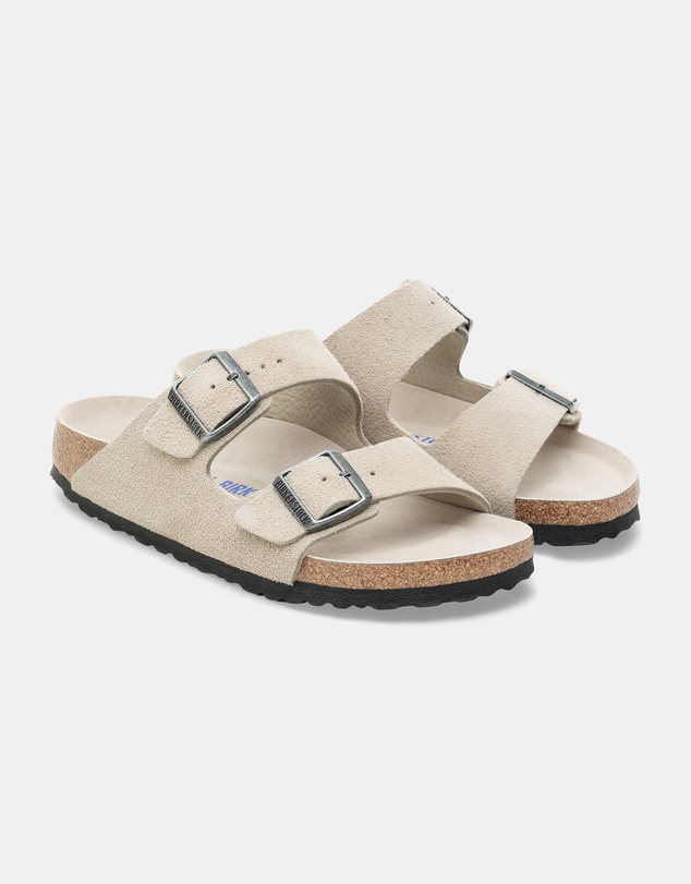 Birkenstock - Arizona SFB Tonal Footbed Suede Leather Narrow - Women's