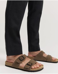 Country Road - Australian Made Suede Cork Slide