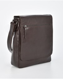 Cobb & Co - Kooyong RFID Leather Satchel
