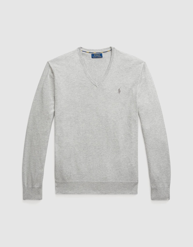 Polo Ralph Lauren - Slim Fit Cotton V-Neck Sweater