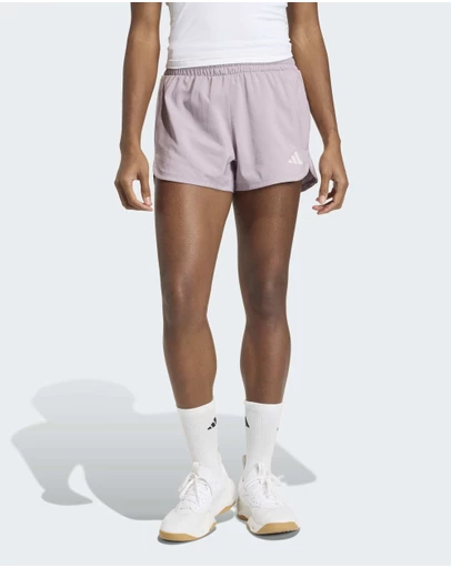 adidas Performance - Pacer Workout Woven High Rise Shorts Womens