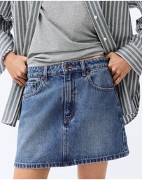 UNISON - Denim Mini Skirt