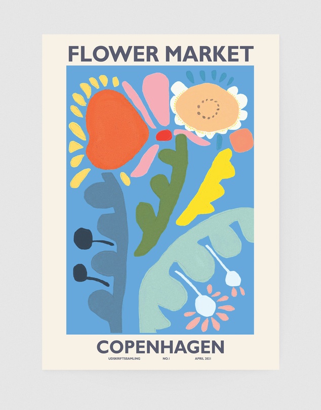 Inka Arthouse - Copenhagen Flower Art Print