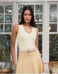Forcast - Devon V-Neck Singlet