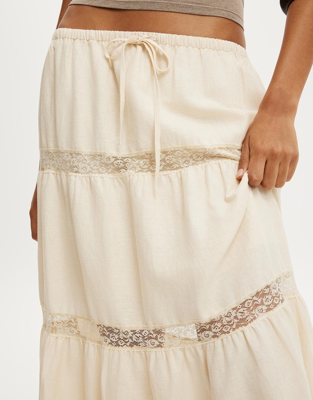 Cotton On - Haven Multi Tiered Maxi Skirt