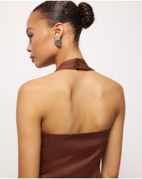 AERE - Tessa Linen Mini Dress
