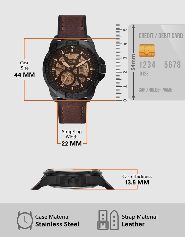 Fossil - Fossil Bronson Brown Watch ME3219