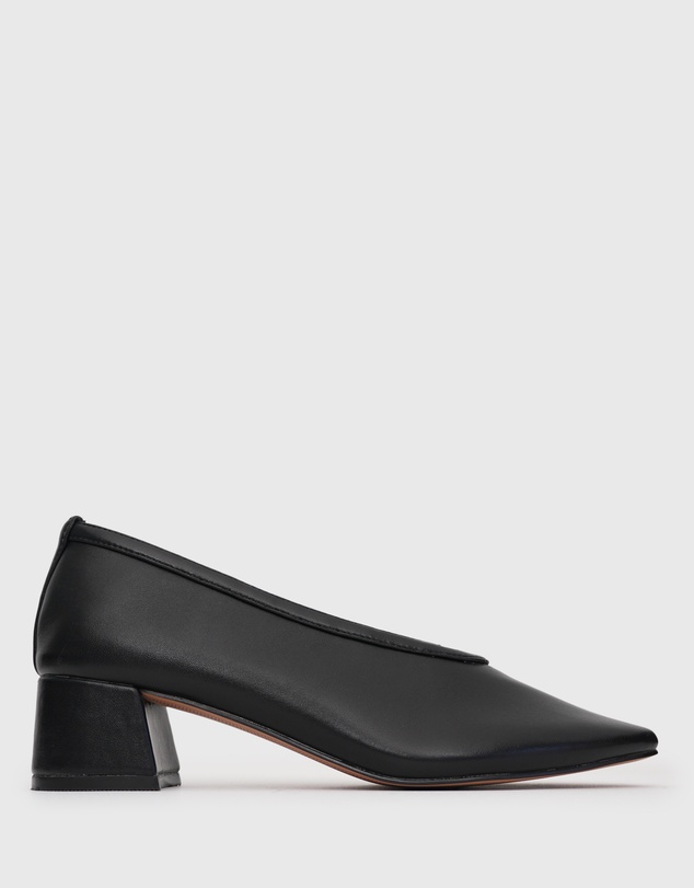 Betts - Alora Block Heel Ballet Pumps